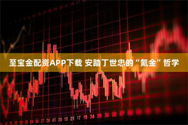 至宝金配资APP下载 安踏丁世忠的“氪金”哲学